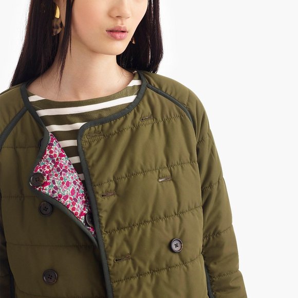j crew reversible puffer